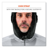 ergodyne® N-Ferno 6802ZI Zipper Trapper Hat + Universal Bump Cap, S/M, Black, Ships in 1-3 Business Days (EGO16897) Each