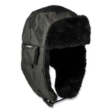 ergodyne® N-Ferno 6802ZI Zipper Trapper Hat + Universal Bump Cap, L/XL, Black, Ships in 1-3 Business Days (EGO16899) Each