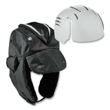 ergodyne® N-Ferno 6802ZI Zipper Trapper Hat + Universal Bump Cap, L/XL, Black, Ships in 1-3 Business Days (EGO16899) Each