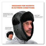 ergodyne® N-Ferno 6802ZI Zipper Trapper Hat + Universal Bump Cap, L/XL, Black, Ships in 1-3 Business Days (EGO16899) Each