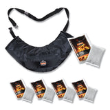 ergodyne® N-Ferno 6980 Winter Hand Warmer Muff Kit with 5 Hand Warmer Packets, Nylon/Fleece/Neoprene, Black, Ships in 1-3 Business Days (EGO16982) Each