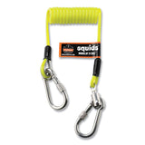 ergodyne® Squids 3190 Tape Measure Tethering Kit, 2 lb Max Working Capacity, 6.5" to 48" Long, Lime/Black, Ships in 1-3 Business Days (EGO19660) Each
