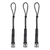 ergodyne® Squids 3192 Wrist Lanyard Tethering Kit, 3 lb Max Working Capacity, 7.5" Long, Black, Ships in 1-3 Business Days (EGO19662) Each