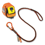 ergodyne® Squids 3193 Tape Measure Tethering Kit, 2 lb Max Working Capacity, 38" to 48" Long, Orange/Gray, Ships in 1-3 Business Days (EGO19663) Each