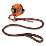 ergodyne® Squids 3193 Tape Measure Tethering Kit, 2 lb Max Working Capacity, 38" to 48" Long, Orange/Gray, Ships in 1-3 Business Days (EGO19663) Each