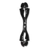 ergodyne® Squids 3400 Glove Clip Holder with Dual Clips, 1 x 1 x 6.5, Acetal Copolymer, Black, 100/Carton, Ships in 1-3 Business Days (EGO19712BULK) Case of 100