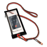 ergodyne® Squids 3760 Phone Pouch + Trap for Plus Size Phones, Clear/Black, Ships in 1-3 Business Days (EGO19763) Each