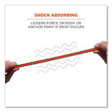 ergodyne® Squids 3111F(x) Tool Lanyard w/StainlessSteel Carabiners,15lb Max Work Cap, 38" to 48",Orange/Gray,Ships in 1-3 Business Days (EGO19823) Each