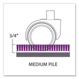 ES Robbins® TrendSetter Chair Mat for Medium Pile Carpet, 36 x 48, Pewter, Ships in 4-6 Business Days (ESR119733) Each