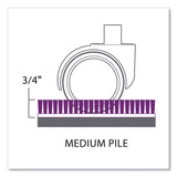 ES Robbins® TrendSetter Chair Mat for Medium Pile Carpet, 36 x 48, Cherry, Ships in 4-6 Business Days (ESR119743) Each