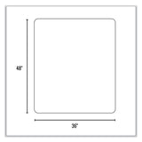 ES Robbins® Trendsetter Chair Mat for Hard Floors, 36 x 48, Pewter, Ships in 4-6 Business Days (ESR119763) Each