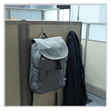 Alera® Single Sided Partition Garment Hook, Steel, 0.5 x 3.13 x 4.75, Over-the-Door/Over-the-Panel Mount, Silver, 2/Pack (ALECH1SR) Pack of 2