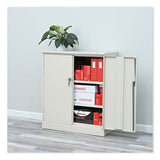 Alera® Assembled 42" High Heavy-Duty Welded Storage Cabinet, Two Adjustable Shelves, 36w x 18d, Putty (ALECM4218PY) Each