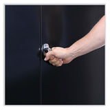 Alera® Economy Assembled Storage Cabinet, 36w x 18d x 42h, Black (ALECME4218BK) Each