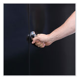 Alera® Economy Assembled Storage Cabinet, 36w x 18d x 72h, Black (ALECME7218BK) Each