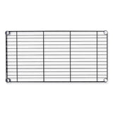 Alera® Wire Shelving Garment Rack, 30 Garments, 36w x 18d x 75h, Black (ALEGR363618BL) Each