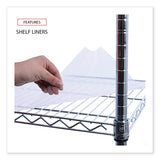 Alera® Wire Shelving Garment Rack, 30 Garments, 36w x 18d x 75h, Silver (ALEGR363618SR) Each