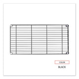 Alera® Industrial Wire Shelving Extra Wire Shelves, 36w x 18d, Black, 2 Shelves/Carton (ALESW583618BL) Case of 2