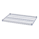 Alera® Industrial Wire Shelving Extra Wire Shelves, 36w x 24d, Silver, 2 Shelves/Carton (ALESW583624SR) Pack of 2