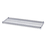 Alera® Industrial Wire Shelving Extra Wire Shelves, 48w x 18d, Silver, 2 Shelves/Carton (ALESW584818SR) Pack of 2