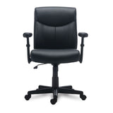 Alera® Alera Harthope Leather Task Chair, Supports Up to 275 lb, Black Seat/Back, Black Base (ALEHH42B19) Each
