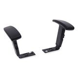 Alera® Optional Height-Adjustable T-Arms for Alera Essentia and Interval Series Chairs, Black, 2/Set (ALEIN49AKA10B) 1 Pair Arms