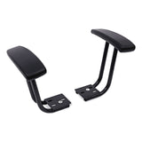 Alera® Optional Fixed Height T-Arms for Alera Essentia and Interval Series Chairs, Black, 2/Set (ALEIN49AKB10B) 1 Pair Arms