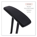 Alera® Optional Fixed Height T-Arms for Alera Essentia and Interval Series Chairs, Black, 2/Set (ALEIN49AKB10B) 1 Pair Arms