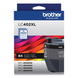 Brother LC402XLBKS High-Yield Ink, 3,000 Page-Yield, Black (BRTLC402XLBKS) Each