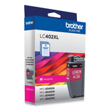 Brother LC402XLMS High-Yield Ink, 1,500 Page-Yield, Magenta (BRTLC402XLMS) Each