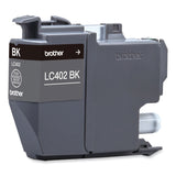 Brother LC402BKS Ink, 550 Page-Yield, Black (BRTLC402BKS) Each