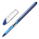 Schneider® Slider Basic Ballpoint Pen, Stick, Medium 0.8 mm, Blue Ink, Blue Barrel, 10/Box (RED151103) Box of 10