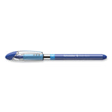Schneider® Slider Basic Ballpoint Pen, Stick, Medium 0.8 mm, Blue Ink, Blue Barrel, 10/Box (RED151103) Box of 10