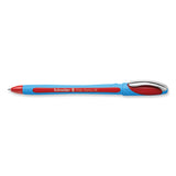 Schneider® Slider Memo XB Ballpoint Pen, Stick, Extra-Bold 1.4 mm, Red Ink, Red/Light Blue Barrel, 10/Box (RED150202) Box of 10