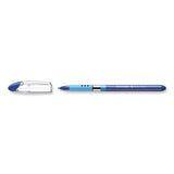 Schneider® Slider Basic Ballpoint Pen, Stick, Extra-Bold 1.4 mm, Blue Ink, Blue Barrel, 10/Box (RED151203) Box of 10