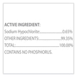 Clorox Healthcare® Bleach Germicidal Cleaner, 32 oz Pull-Top Bottle, 6/Carton (CLO68832) Case of 6