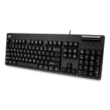Adesso EasyTouch Smart Card Reader Keyboard AKB-630SB-TAA, 104 Keys, Black (ADEAKB630SBTAA) Each