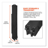 ergodyne® Shax 6010 Lightweight Pop-Up Tent, Single Skin, 10 ft x 10 ft, Polyester/Steel, Lime, Ships in 1-3 Business Days (EGO12910) Each