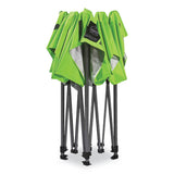 ergodyne® Shax 6051 Heavy-Duty Pop-Up Tent Kit, Single Skin, 10 ft x 10 ft, Polyester/Steel, Lime, Ships in 1-3 Business Days (EGO12951) Each