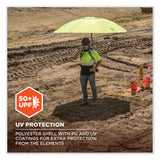 ergodyne® Shax 6100 Lightweight Work Umbrella, 90" Span, 92.4" Long, Lime Canopy, Ships in 1-3 Business Days (EGO12967) Each