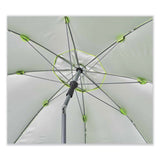 ergodyne® Shax 6100 Lightweight Work Umbrella, 90" Span, 92.4" Long, Lime Canopy, Ships in 1-3 Business Days (EGO12967) Each