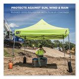 ergodyne® Shax 6053 Enclosed Pop-Up Tent Kit, Single Skin, 10 ft x 10 ft, Polyester/Steel, Lime, Ships in 1-3 Business Days (EGO12976) Each