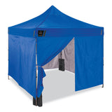 ergodyne® Shax 6053 Enclosed Pop-Up Tent Kit, Single Skin, 10 ft x 10 ft, Polyester/Steel, Blue, Ships in 1-3 Business Days (EGO12977) Each