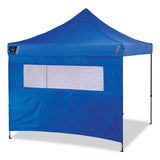 ergodyne® Shax 6052 Heavy-Duty Tent Kit + Mesh Windows, Single Skin, 10 ft x 10 ft, Polyester/Steel, Blue, Ships in 1-3 Business Days (EGO12982) Each