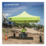 ergodyne® Shax 6052 Heavy-Duty Tent Kit + Mesh Windows, Single Skin, 10 ft x 10 ft, Polyester/Steel, Lime, Ships in 1-3 Business Days (EGO12983) Each