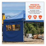 ergodyne® Shax 6092 Pop-Up Tent Sidewall with Mesh Window, Single Skin, 10 ft x 10 ft, Polyester, Lime, Ships in 1-3 Business Days (EGO12989) Each