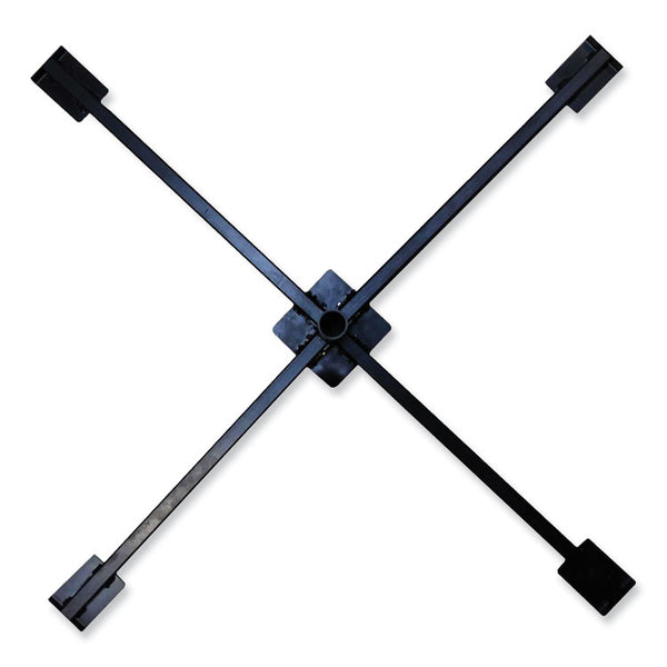 ergodyne® Shax 6190 Umbrella Stand, 1.65" Cylinder with Set Screw Clamp, Metal, 48 x 48 x 10, Black, Ships in 1-3 Business Days (EGO12990)