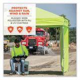 ergodyne® Shax 6097 Pop-Up Tent Sidewall, Single Skin, 10 ft x 10 ft, Polyester, Lime, Ships in 1-3 Business Days (EGO12995) Each