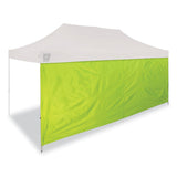 ergodyne® Shax 6097 Pop-Up Tent Sidewall, Single Skin, 10 ft x 10 ft, Polyester, Lime, Ships in 1-3 Business Days (EGO12995) Each