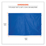 ergodyne® Shax 6098 Pop-Up Tent Sidewall, Single Skin, 10 ft x 10 ft, Polyester, Blue, Ships in 1-3 Business Days (EGO12997) Each